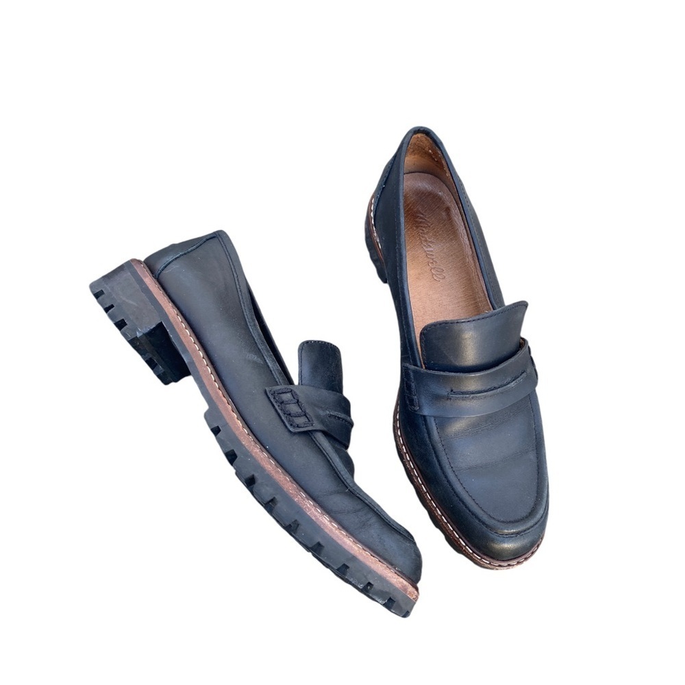 Madewell black leather oxford size 7